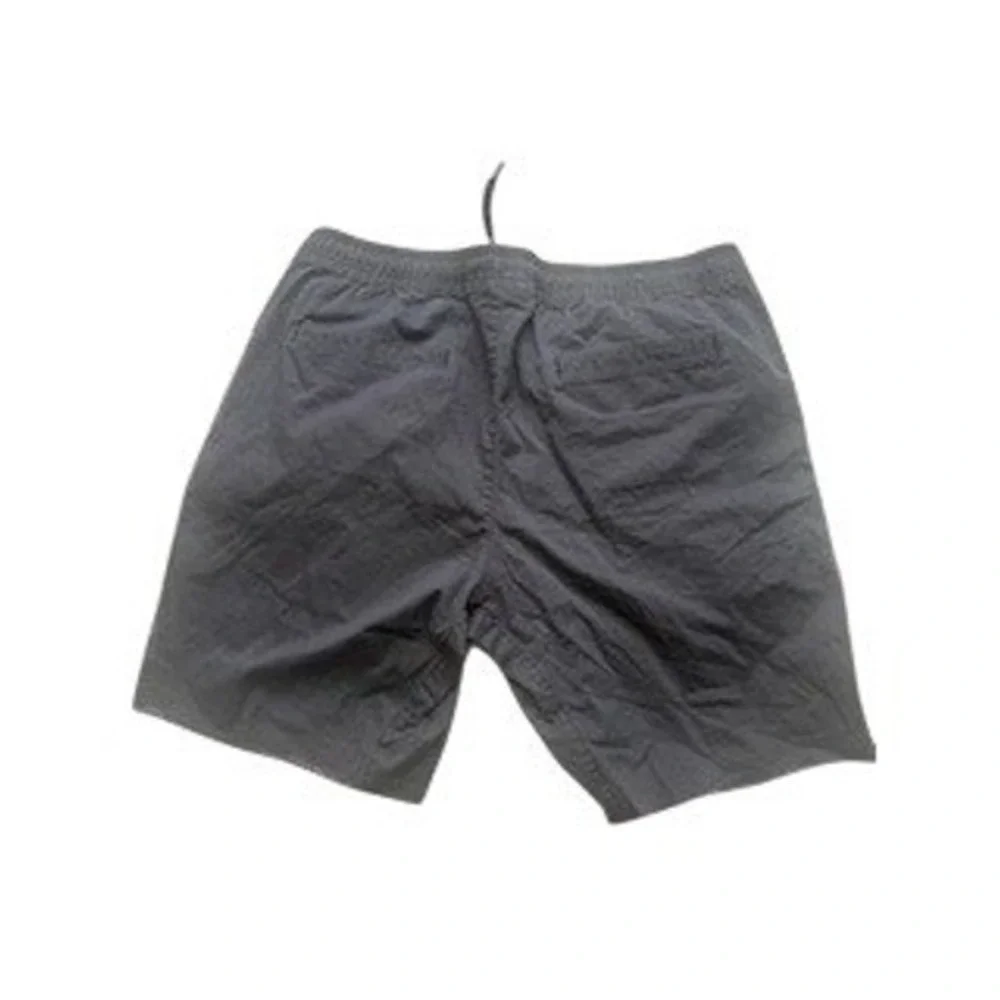 No Boundaries Mens Gray Drawstring Shorts Size Large 36-38 Raw Hem Casual - Picture 2 of 3